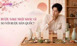 Rượu Sake Nhật khác gì so với rượu Hàn Quốc?