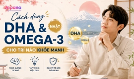 Cách dùng DHA & Omega-3 Nhật cho trí não khỏe mạnh