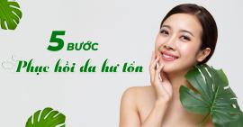 Bắt mạch làn da hư tổn và mách nhỏ 5 bước phục hồi với Oshirma Re-X