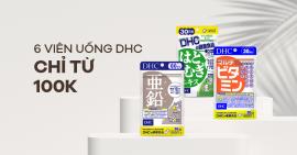 Chỉ từ 100K, khỏe người đẹp da với 6 dòng viên uống DHC Nhật Bản