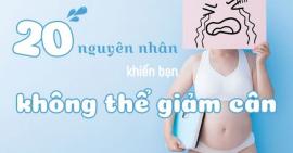 20 lý do khiến bạn mãi vẫn chưa thể giảm cân được