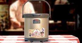 Review chi tiết nồi ủ thermos hàng Nhật xách tay