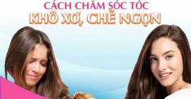 Bí quyết giải cứu mái tóc khô xơ cho bạn vào mùa hè