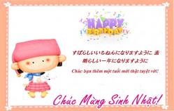 Lời chúc mừng sinh nhật bằng tiếng Nhật hay và ý nghĩa cho người thân, bạn bè và người yêu