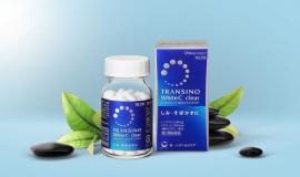 Liệu trình uống collagen trắng da Transino 120 viên của Nhật
