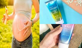 Kem chống nắng Skin Aqua bà bầu dùng được không?
