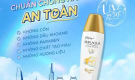 Bỏ túi cách sử dụng kem chống nắng Skin Aqua nắp vàng 