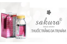 Những công dụng tuyệt vời của viên uống trị nám trắng da Sakura