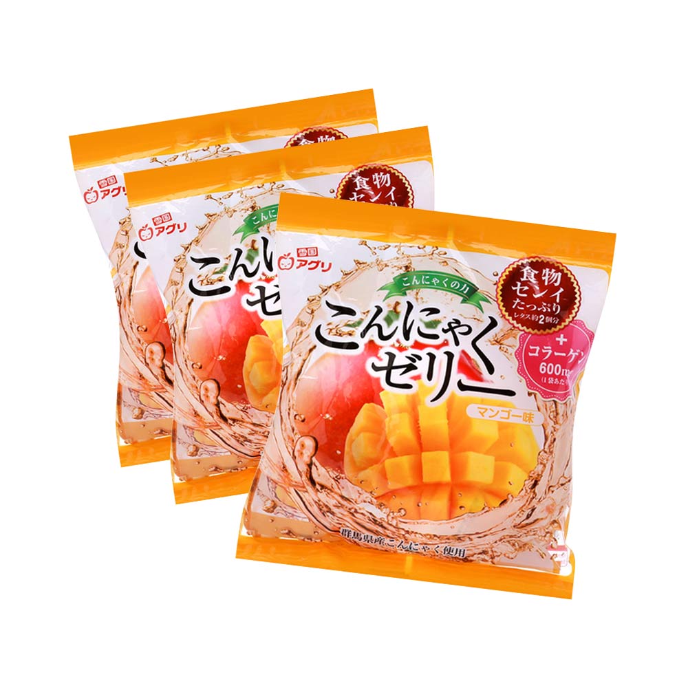 Combo 3 gói thạch trái cây Konjak Jelly Mango (108g)