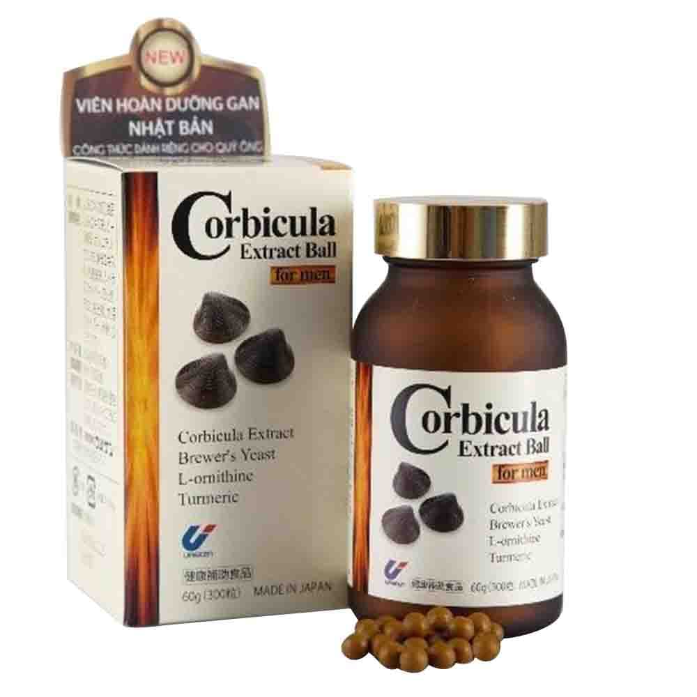 Viên uống giải độc gan, hạ men gan Corbicula Extract Ball (60g)