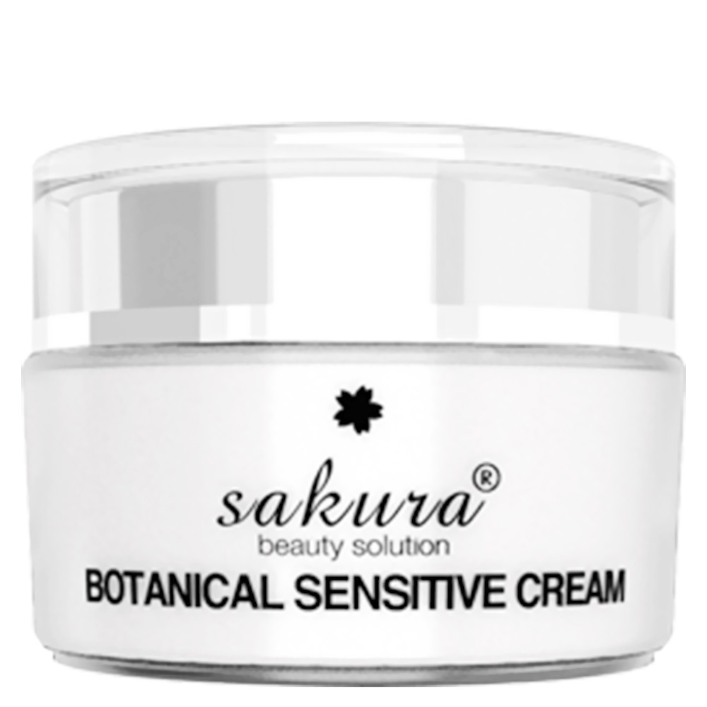 Kem dưỡng đặc trị dành cho da nhạy cảm và dễ kích ứng Sakura Botanical Sensitive Cream hủy trùng