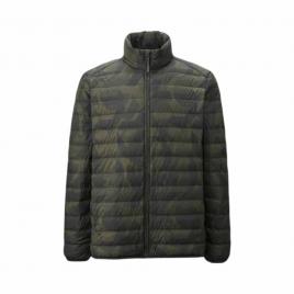 Áo khoác lông vũ siêu nhẹ chống nước rằn ri Uniqlo