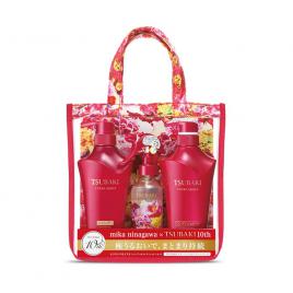 Bộ 3 dầu gội Shiseido Tsubaki Volume Touch (màu đỏ)