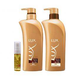 Bộ dầu gội Lux Super Rich Shine Moisture (nâu)
