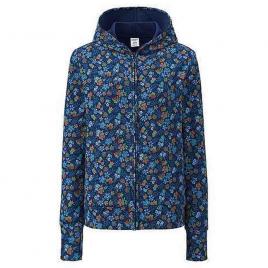 Áo khoác chống nắng Uniqlo 2016 (hoa văn xanh đậm)