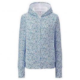 Áo khoác chống nắng Uniqlo 2016 (hoa văn xanh)