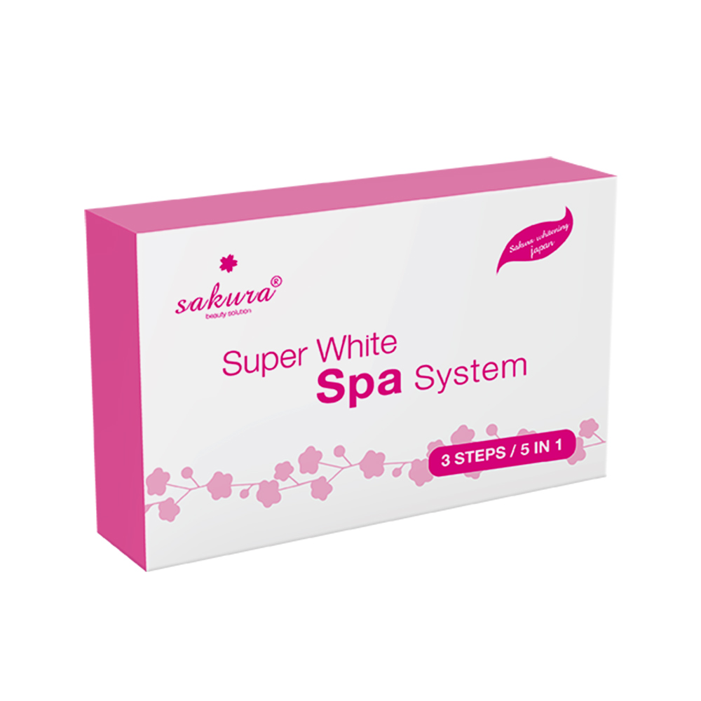 Set tắm trắng toàn thân Sakura Super White Spa System