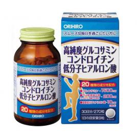 Viên uống bổ xương khớp Glucosamine Orihiro Hyaluronic Acid 270 viên