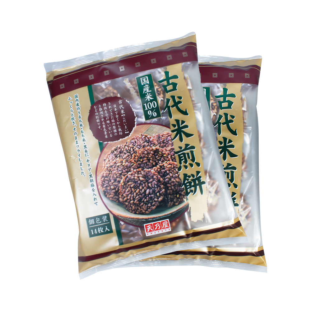 Combo 2 gói bánh gạo Amanoya Kodaimai Senbei (112g)