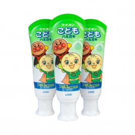 Combo 3 kem đánh răng trẻ em Lion vị dưa 40g