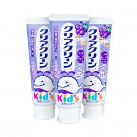 Combo 3 kem đánh răng dành cho bé Kao vị nho 70g