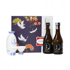 Hộp quà tết rượu sake Tamanohikari Junmai Ginjo Karakuchi 300ml 