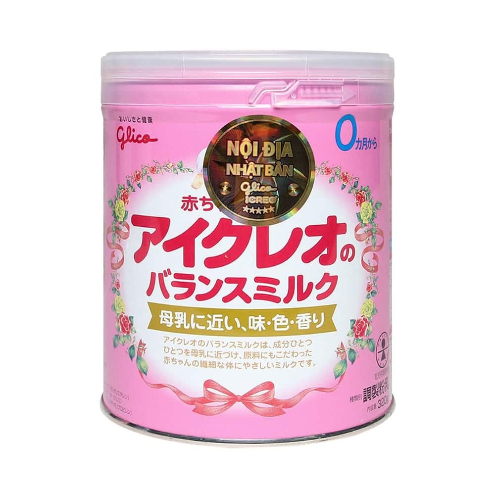Sữa Glico Icreo số 0 Nhật Bản 320g (Cho bé 0 - 12 tháng)