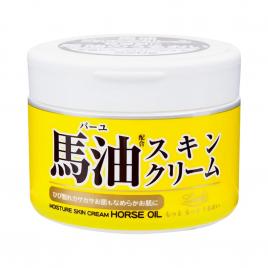 Kem dưỡng ẩm trắng da Cosmetex Roland Loshi Moist Aid Horse Fat Skin Cream 220g