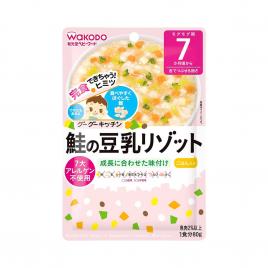 Cháo ăn dặm vị cá hồi và rau củ Wakodo 80g (Cho bé từ 7 tháng)