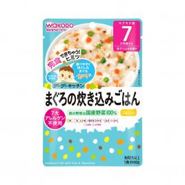 Cháo ăn dặm vị cá ngừ và rau củ Wakodo 80g (Cho bé từ 7 tháng)
