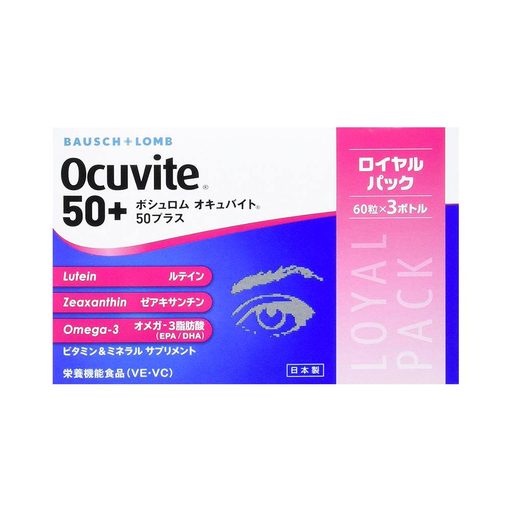 Viên uống bổ mắt Bausch & Lomb Ocuvite 50 Plus 60 viên