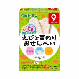 Bánh gạo vị rong biển xanh và tôm Beanstalk (Cho trẻ từ 9 tháng)