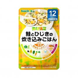 Cơm trộn Hijiki và cá hồi Beanstalk 80g (Cho trẻ từ 12 tháng)
