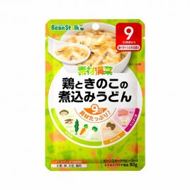 Mì Udon thịt gà và nấm Beanstalk 80g (Cho trẻ từ 9 tháng)