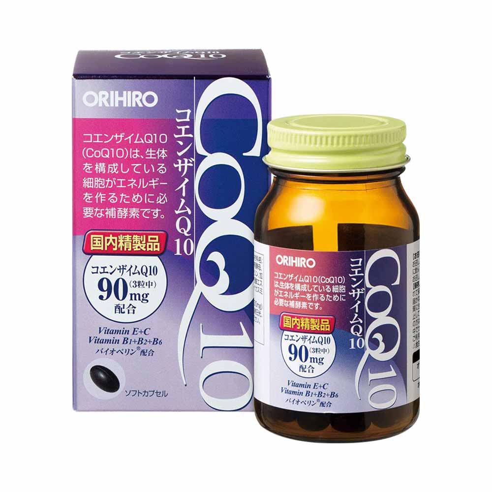 Viên uống chống lão hoá da CoQ10 Orihiro 90 viên