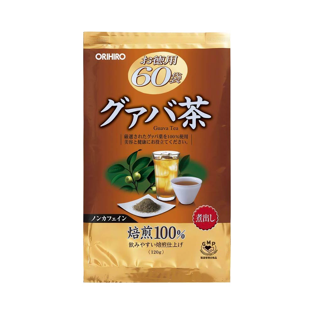 Trà giảm cân lá ổi Orihiro Guava 60 gói (Chính hãng)