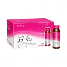 Nước uống Collagen Fancl HTC Deep Charge (Hộp 10 chai x 50ml)