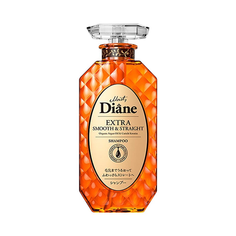 Dầu gội vào nếp thẳng mượt Moist Diane Extra Smooth & Straight 450ml