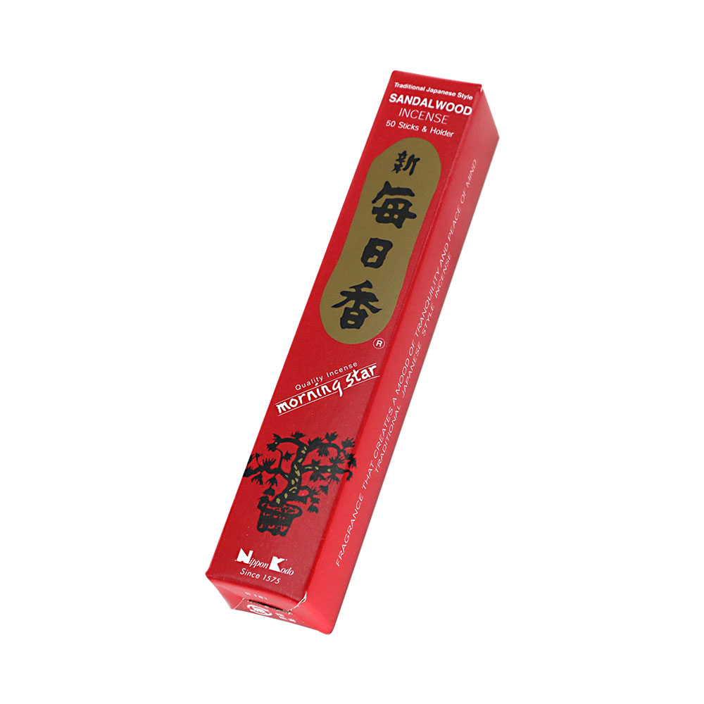 Hương Nippon Kodo Morning Star Sandalwood 50 que (Hương gỗ đàn hương)