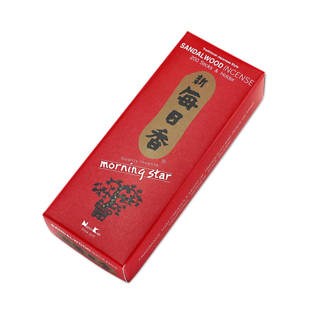 Hương Nippon Kodo Morning Star Sandalwood 200 que (Hương gỗ đàn hương)