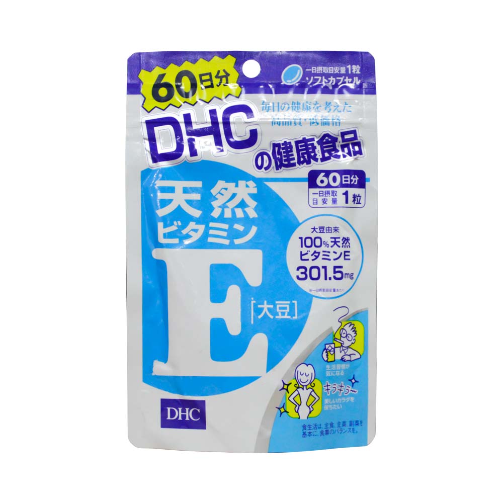 Viên uống bổ sung Vitamin E DHC Nhật Bản 60 viên