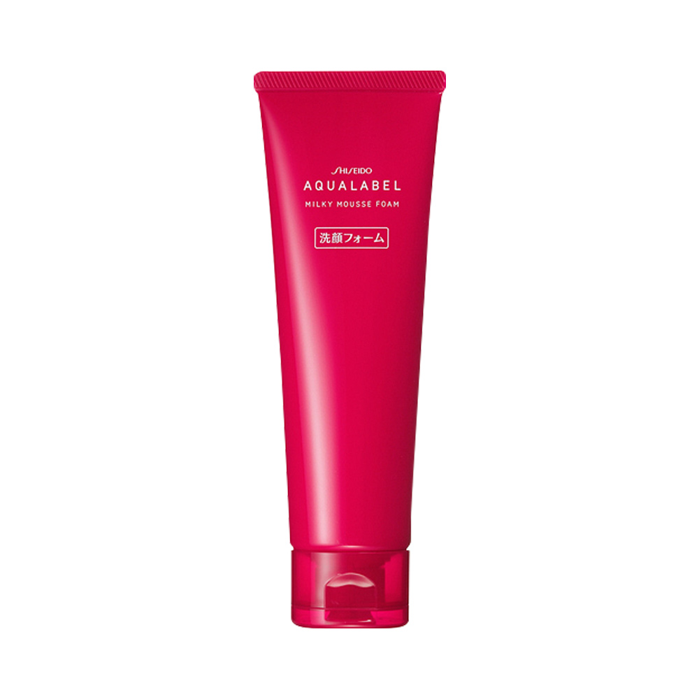 Sữa rửa mặt Shiseido Aqualabel Milky Mousse Foam 130g (Màu đỏ)