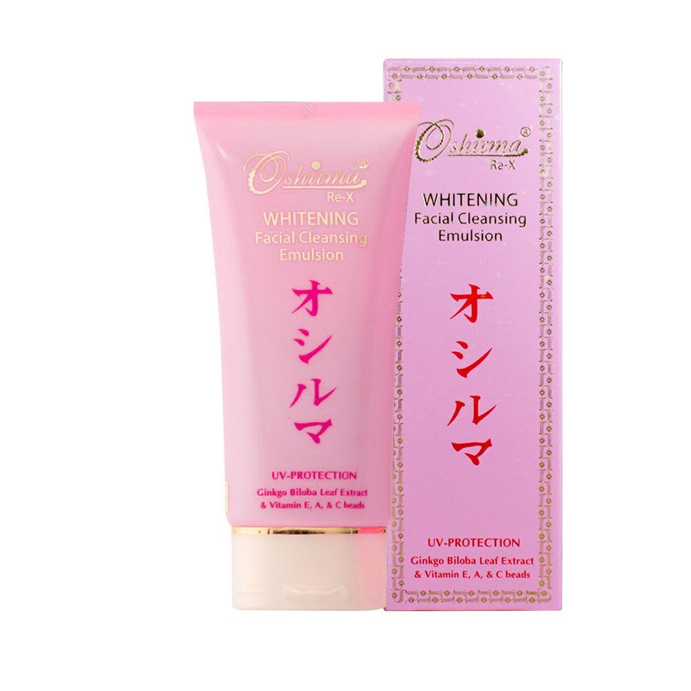 Gel rửa mặt sáng da thảo dược bạch quả Oshirma Re-X 60ml