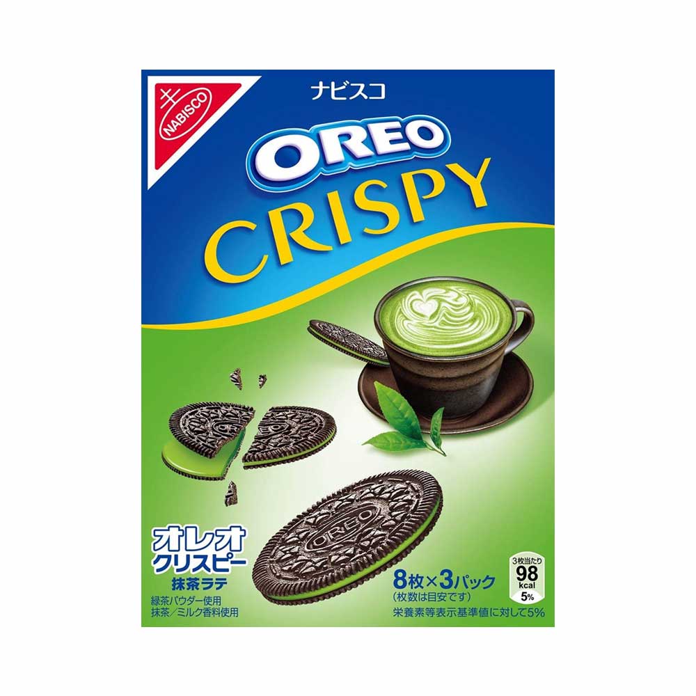 Bánh Oreo vị trà xanh Crispy 24 cái