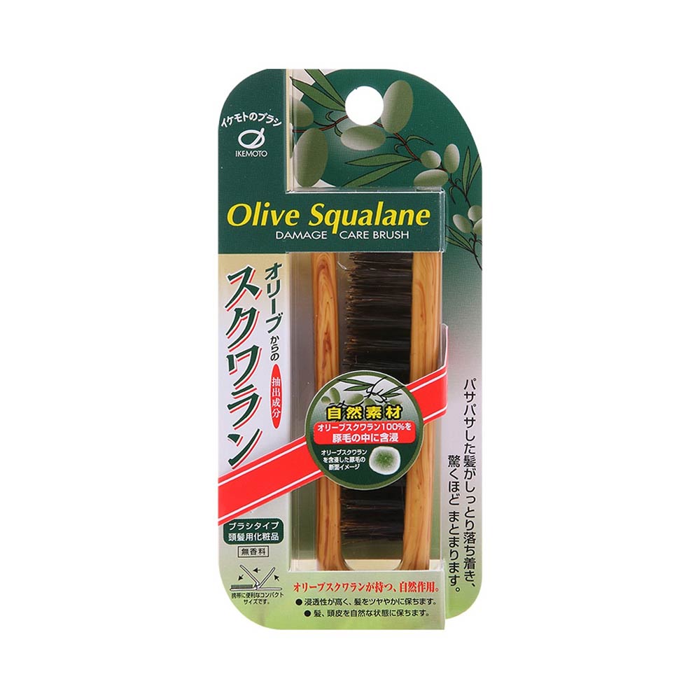 Lược chải tóc tẩm tinh Dầu Ikemoto Olive Squalane OS700