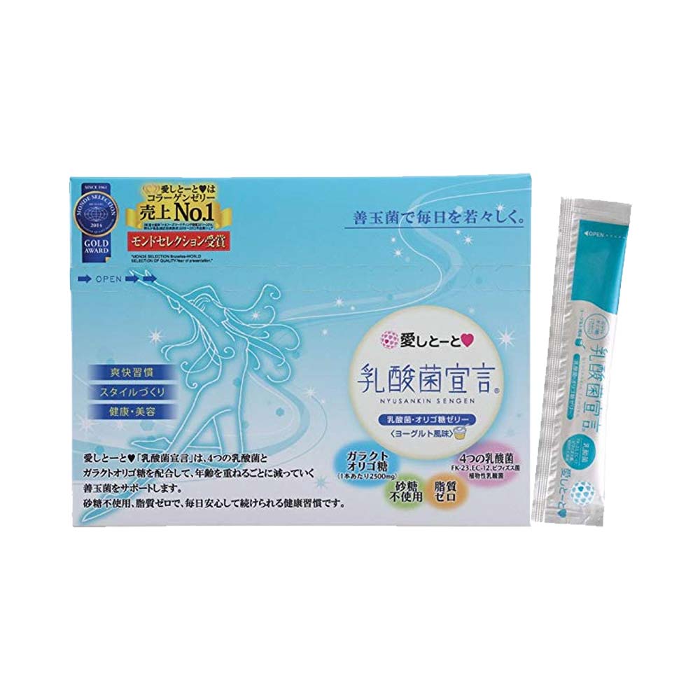 Thạch bổ sung Acid Lactic Aishitoto Probiotics Jelly 30 thanh