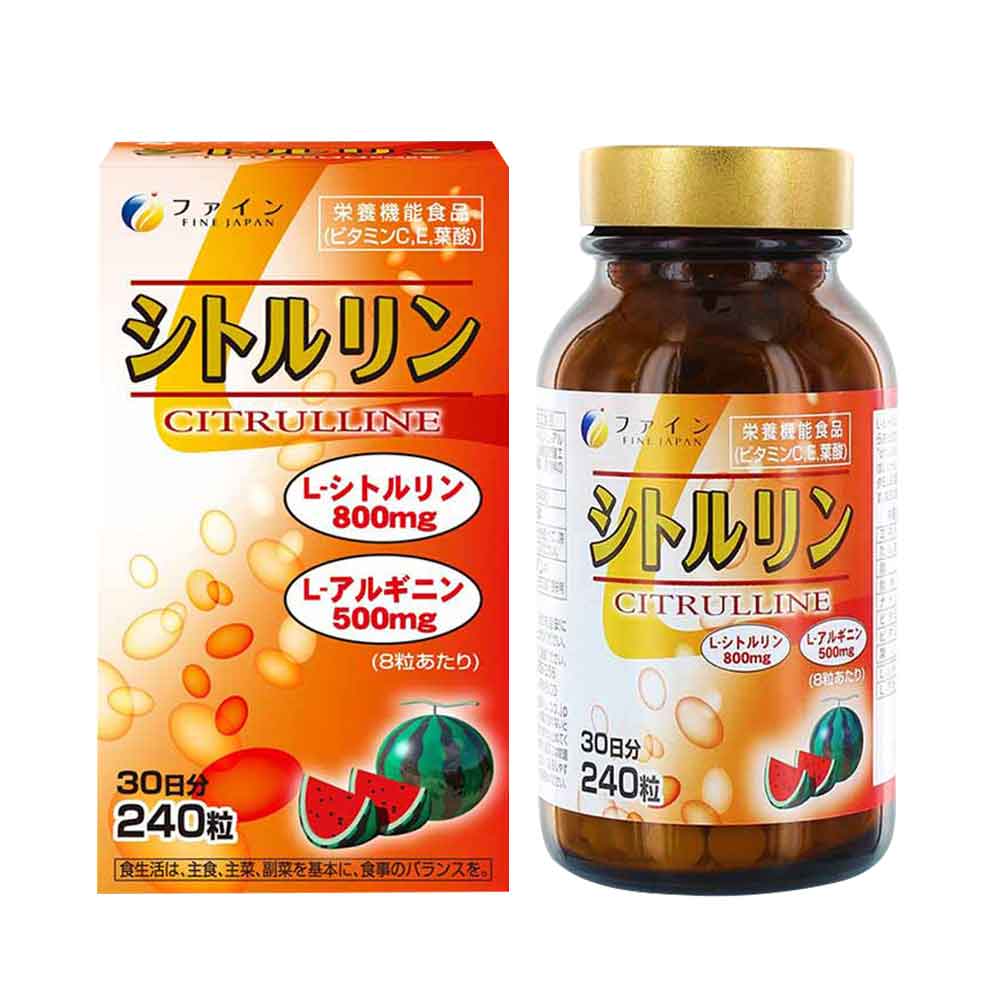 Viên uống bổ sung Acid Amin chiết xuất từ dưa hấu Fine Japan 240 viên