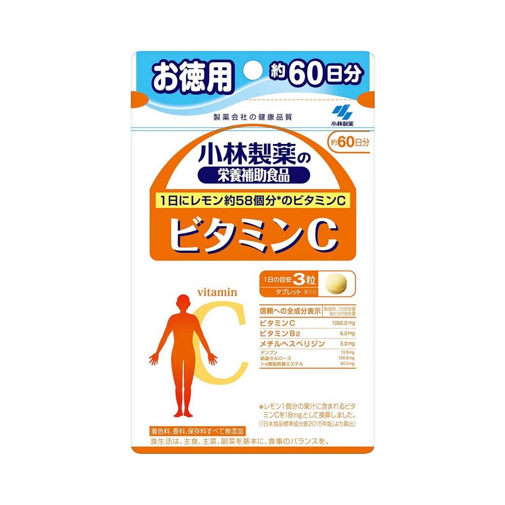 Viên uống bổ sung Vitamin C Kobayashi 180 viên