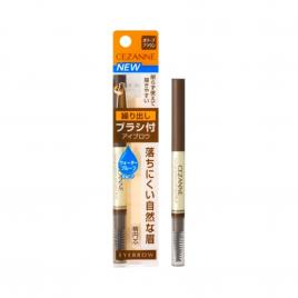 Bút kẻ chân mày Cezanne Twist-Up Eyebrown With Spiral Brush 0.23g (Nâu sáng)