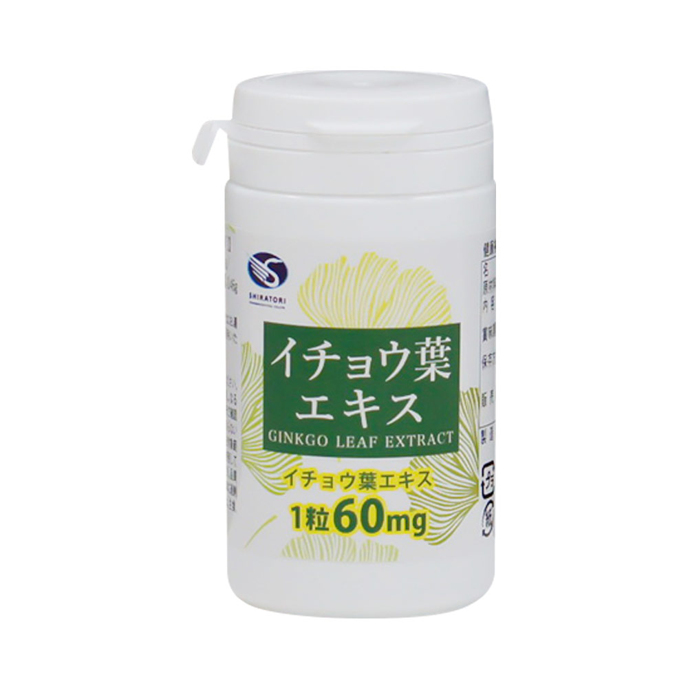 Viên uống bổ não chiết xuất lá bạch quả Shiratori Ginkgo Biloba Extract 60 viên